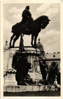 Kolozsvár, Cluj; Mátyás király szobra / statue