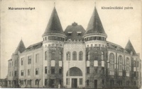 Máramarossziget, Sighetu Marmatei; Közművelődési palota, kiadja Wizner és Dávid / cultural palace