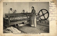Nagydisznód, Heltau; szövőgép előtti kézi szövőkeret / fine spinning frame before the introduction of the engine (EK)