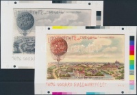 2004/37 Godard ballonrepülés cromalin emlékívpár (120.000)