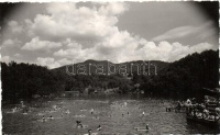 Szováta-fürdő, Sovata; Strand, fürdőzők / beach, bathing people