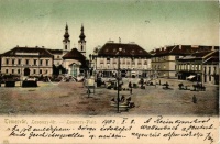 Temesvár, Losonczy tér / square (Rb)