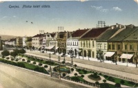 Eperjes, Fő utca keleti oldala / main street (EB)