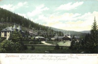 Iglófüred, Spisská Nová Ves Kupele; Hungária szálloda, fürdőház, kiadja Waszlovits Gusztáv / hotel, spa