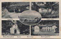 Kassa, Bankófüred, Lujza forrás, Bankó nagyszálloda, kápolna / source, hotel, chapel 
<br/>