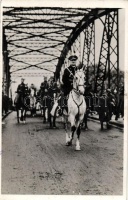 1938 Komárom, Komarno; bevonulás, Horthy Miklós / entry of the Hungarian troops, Horthy '1938 Rozsnyó visszatért' So.Stpl