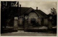 Komárom, Komárno; Állami női háztartási iskola / woman's housekeeping school, 'Komárom visszatért' So. Stpl.