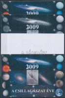 2009/08 Csillagászat éve 4 db-os emlékív garnitúra (28.000)
