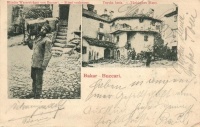 Bakar, Buccari; Vak vízhordó, török ház / Sliepi vodonosa, Turska kuca / blind water carrier, folklore, Turkish houses (EK)