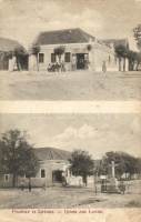 Lovas, Josef Lang üzlete, utcakép / shop of Josef Lang, street (EB)