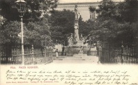 Pola, Piazza Alighieri / square, fountain