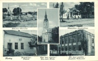 Kerény, Kljajicevo; Kálvária, Községháza, Állami elemi népiskola, Postahivatal / calvary, town hall, school, post office