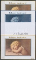 2007/01 Karácsony II. 4 db-os emlékív garnitúra (28.000)