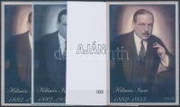 2007/14 Kálmán Imre 4 db-os emlékív garnitúra (28.000)