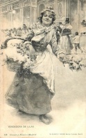 Vendedora de lilas / Lady merchant, Hauser y Menet 546., Blanco y Negro