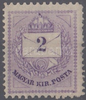 1874 2kr 11 1/2:13 fogazással (ritka)