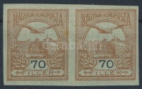 1913 Turul 70f próbanyomat pár