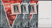 2000/49 2001 Évi bélyegkatalógus 4 db-os emlékív garnitúra azonos sorszámmal (20.000)