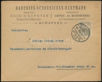 1905 Helyi levél 6f Turul bérmentesítéssel