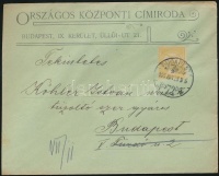 1905 Budapesti helyi nyomtatvány