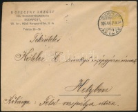 1906 Budapesti helyi nyomtatvány
