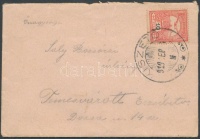1910 Távolsági levél 'KISZETÓ' - Temesvár