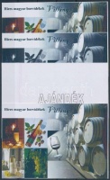 2008/13 Villány 4-db-os emlékív garnitúra (28.000)
