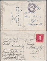 1917 2 db tábori posta képeslap