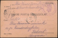 1914 Tábori posta levelezőlap / Field postcard 'M.KIR. 11. HONVÉD LOVAS HADOSZTÁLY PARANCSNOKSÁG GAZDASÁGIHIVATALA' + 'TP 30'