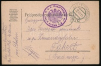 1915 Tábori posta levelezőlap / Field postcard 'K.u.k. Reservespital Nr.6. der 4. Armee' + 'EP CHOLM'