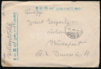 ~1915 Tábori posta levél / Field post cover 'M.kir. 20. népf. gyalog. ezred V. zászlóalj' + 'TP 414'