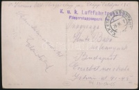 1917 Képeslap / Postcard 'K.u.k. Luftfahrtruppen Fliegeretappenpark Nr. 4.'