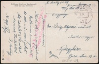 1917 Tábori posta képeslap / Field postcard 'K. und k. Luftfahrtruppen Fliegerkompagnie 19.' + 'EP 192'