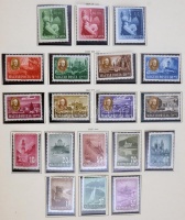 Magyar gyűjtemény 1945-1956 sok jó kiadással, magasabb értékű sorokkal, blokkokkal SCHAUBEK albumban. Magas katalógus érték!!