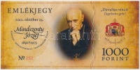 2012. 1000Ft 'Mindszenty József Emlékjegy' T:I