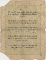1848. 1Ft + 2Ft + 5Ft vörösesbarna + 1849. 15kr + 30kr 'Kossuth bankó' T:III,III-,IV