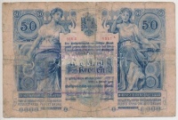 1902. 50K felülbélyegzett T:restaurált
Adamo K23Be