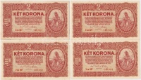 1920. 2K '2aa' (8x) sorszámkövetők T:I,I-