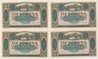 1920. 10K (8x) sorszámkövetők T:I,I-