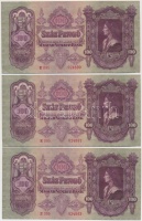 1930. 100P (8x) sorszámkövetők T:I,I-