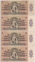 1939. 5P (8x) sorszámkövetők T:I,I-