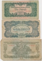 1944. 1P-100P (10x) 'A Vörös Hadsereg Parancsnoksága' T:vegyes
