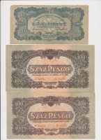 1944. 1P-100P (10x) 'A Vörös Hadsereg Parancsnoksága' T:vegyes