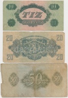 1944. 1P-100P (10x) 'A Vörös Hadsereg Parancsnoksága' T:vegyes