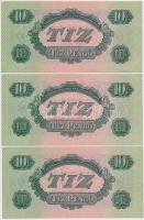 1944. 10P 'A Vörös Hadsereg Parancsnoksága' (8x) sorszámkövetők T:I,I-