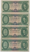 1949. 10Ft (4x) T:III,III-