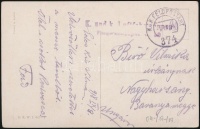 1918 Tábori posta képeslap / Field postcard 'K.u.k. Luftfahrtruppen Fliegerkompagnie Nr. 30.' + 'FP 374'