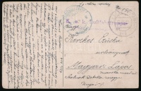 1918 Tábori posta képeslap / Field postcard 'K.u.k. Luftfahrtruppen Fliegerkompagnie Nr. 67.' + 'FP 145'