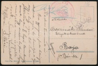 1918 Képeslap / Postcard 'M.KIR... HADOSZTÁLY KIKÉPZŐ CSOPORT PARANCSNOKSÁG' + 'FP 579'