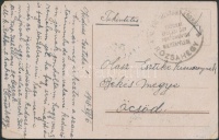 1918 Képeslap / Postcard from disabled hospital 'M. KIR ROKKANTKÓRHÁZ RÓZSAHEGY'